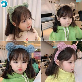Băng Đô Cài Tóc Hình Tai Thỏ/Gấu Nhồi Bông Dễ Thương Cho Người Lớn/Trẻ Em