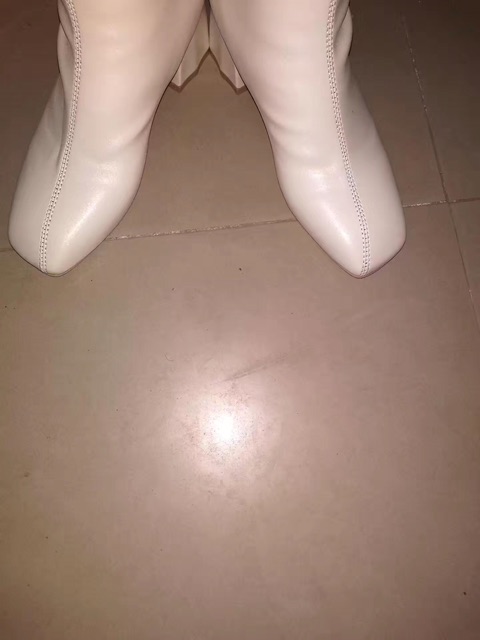 Boot da nữ cổ thấp mũi vuông/ boot nữ cao cổ da mềm hàng Quảng Châu [Ảnh thật 4-9] | BigBuy360 - bigbuy360.vn