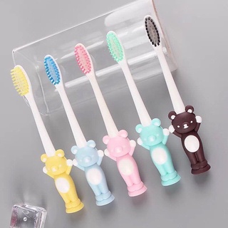 Set 4 cái bàn chải hình gấu trẻ em