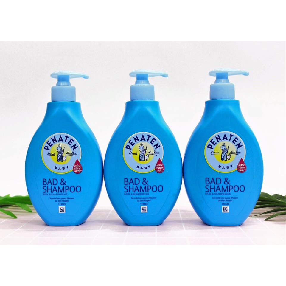 (HÀNG ĐỨC)SỮA TẮM VÀ DẦU GỘI 2 IN 1 PENATEN DẠNG VÒI CHO BÉ YÊU ( dung tích 400ml )