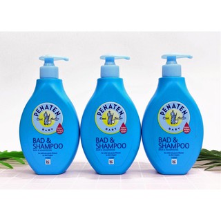 (HÀNG ĐỨC)SỮA TẮM VÀ DẦU GỘI 2 IN 1 PENATEN DẠNG VÒI CHO BÉ YÊU ( dung tích 400ml )