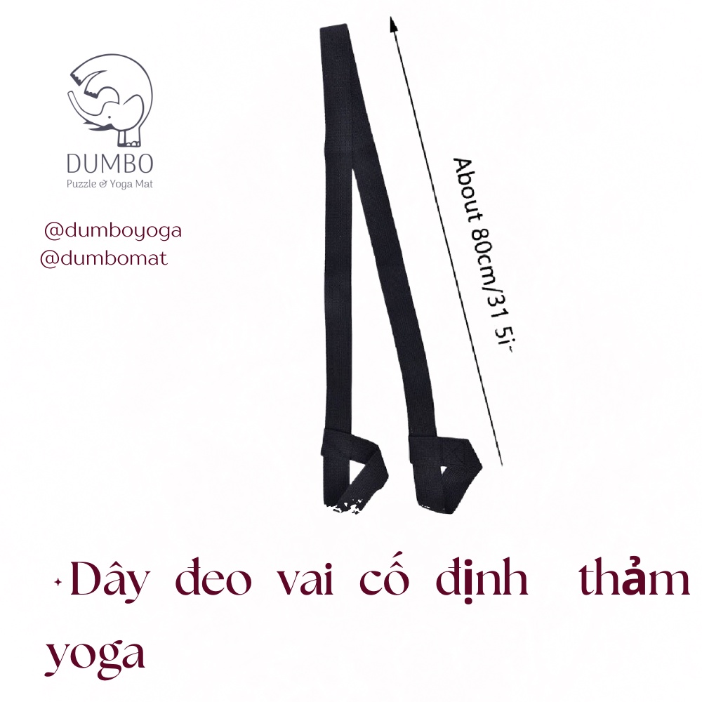 Dây Đeo Thảm Tập Yoga DUMBO MAT Bằng Cotton đa năng