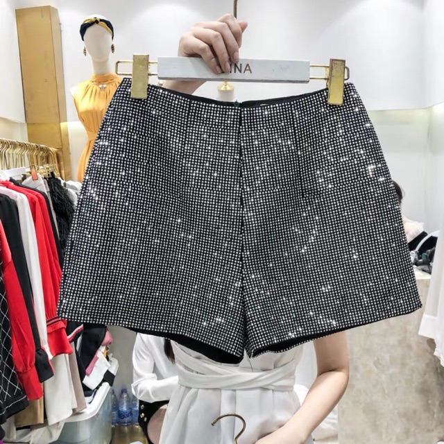 (HÀNG CÓ SẴN) Quần short đen tán đá