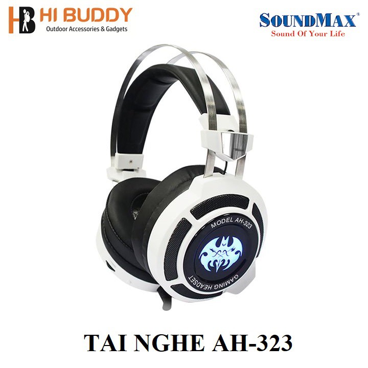 { GAME } Tai Nghe Chụp Tai Over-ear SOUNDMAX AH-323 - HIBUDDY