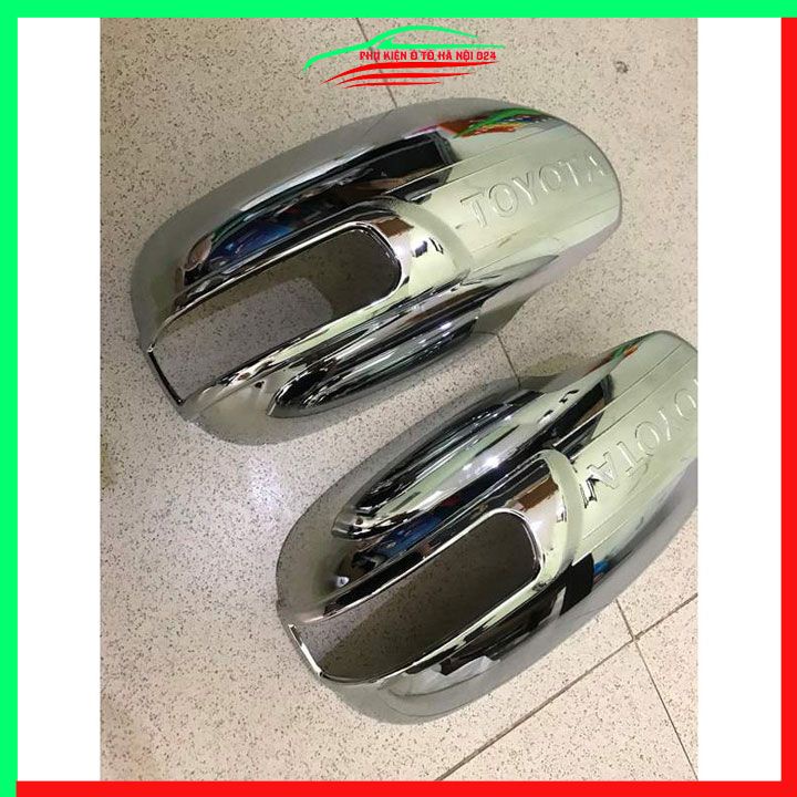 Ốp gương chiếu hậu Altis 2007-2013 hở đèn xi nhan mạ crom bảo vệ chống trầy trang trí làm đẹp xe
