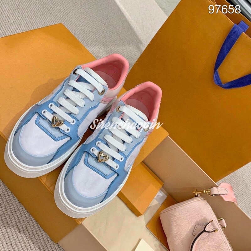 Giày Sneaker trắng hồng fullbox