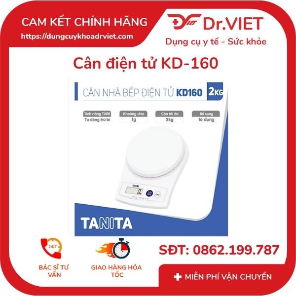 CÂN ĐIỆN TỬ TANITA KD160 (TIẾT KIỆM THỜI GIAN ĐONG ĐẾM VÀ TIỆN LỢI, DÙNG CHO CỬA HÀNG MỸ PHẨM, CÂN SỮA BỘT ) - DR VIET