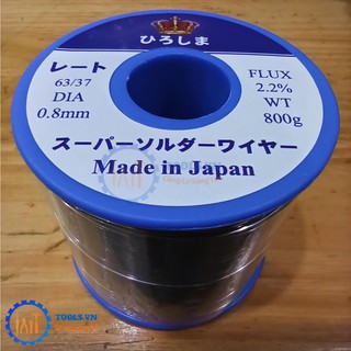 PKK Cuộn 800g Thiếc Hàn Chì Hàn Dây Hàn Nhật Độ Tinh Khiết Cao 63/37 0.8mm