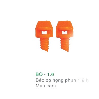 BÉC BỌ HỌNG PHUN 1.6 LY (MÀU CAM) (BỊCH 10 CÁI)