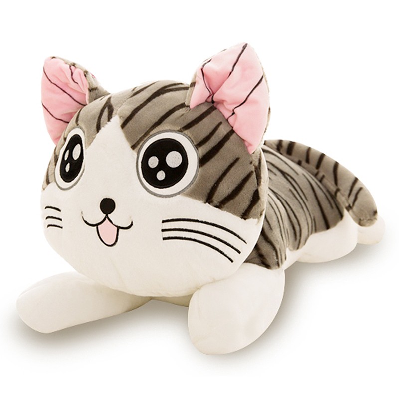 Đồ chơi sang trọng lớn dễ thương búp bê Cheese cat doll gối mèo con ngọt ngào riêng tư