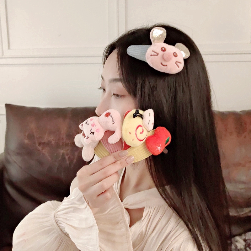 Kẹp tóc trang trí hình trái cây xinh xắn cho nữ