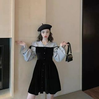 [ Ord ] Váy nhung ullzang 2019