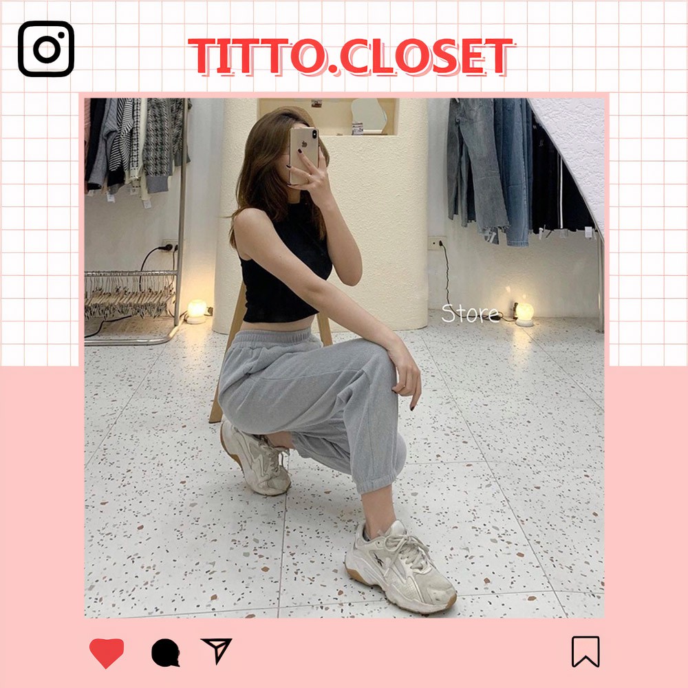 Quần Jogger Nhung Tăm Loại 1 - Titto Closet