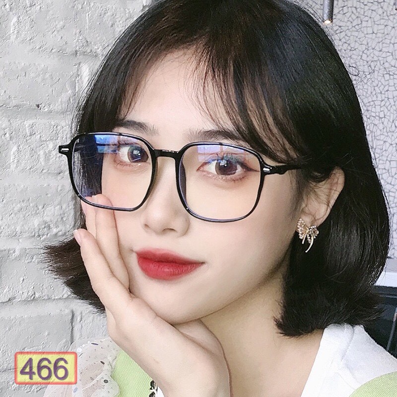 MẮT KÍNH GỌNG CẬN 97063 466 FORM VUÔNG DỄ THƯƠNG HOT TREND | BigBuy360 - bigbuy360.vn