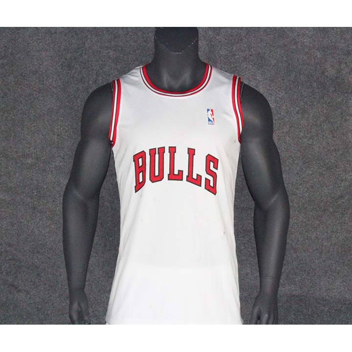 ÁO BÓNG RỔ NBA BULL WHITE