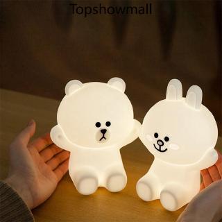 Đèn Ngủ Hình Thỏ Trắng 18cm