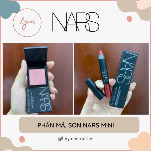 PHẤN MÁ ORGASM X , SON NARS MÀU CRUELLA MINI