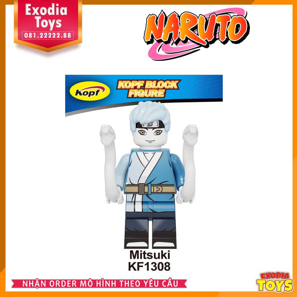 Xếp hình Minifigure Boruto Hậu Sinh Khả Úy - Đồ Chơi Lắp Ghép Sáng Tạo - KOPF KF6112