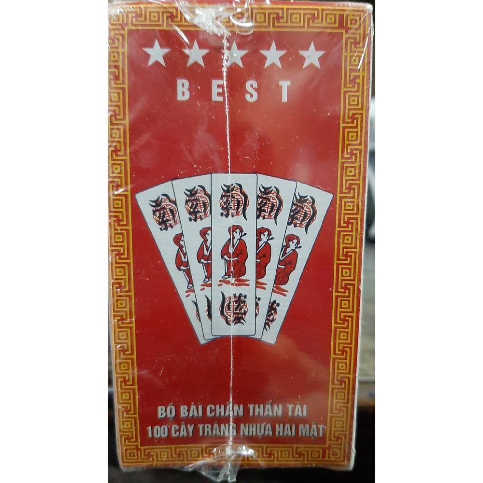 Hộp 10 bộ chắn Thần Tài tráng nhựa 2 mặt Hàng cao cấp loại 1
