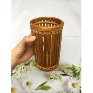 Ống tre đựng đũa, cắm hoa