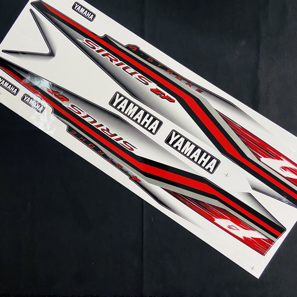 [CỰC RẺ]  BỘ TEM 3 LỚP MẪU ZIN HÀNG CAO CẤP CHO SIRIUS 110 PHIÊN BẢN GP KHÔNG FI SIÊU BỀN