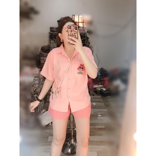 Set sơ mi quần đùi bigsize(Chan bigsize 60-90kg)
