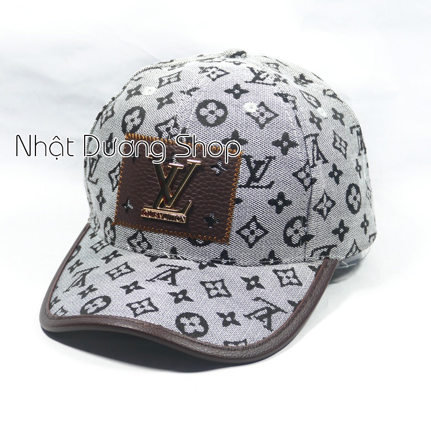 Nón kết, Mũ Lưỡi Trai thêu mặt da kết hợp gắn mặt sắt - Chất liệu Cotton phù hợp cho cả nam và nữ.