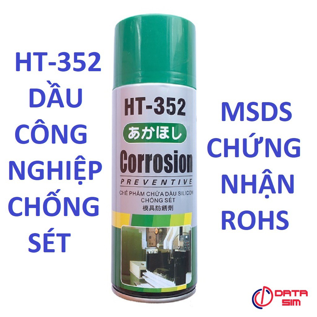 DẦU XỊT CHỐNG RỈ SÉT CHỐNG NƯỚC CHO TẤT CẢ KIM LOẠI HT-352