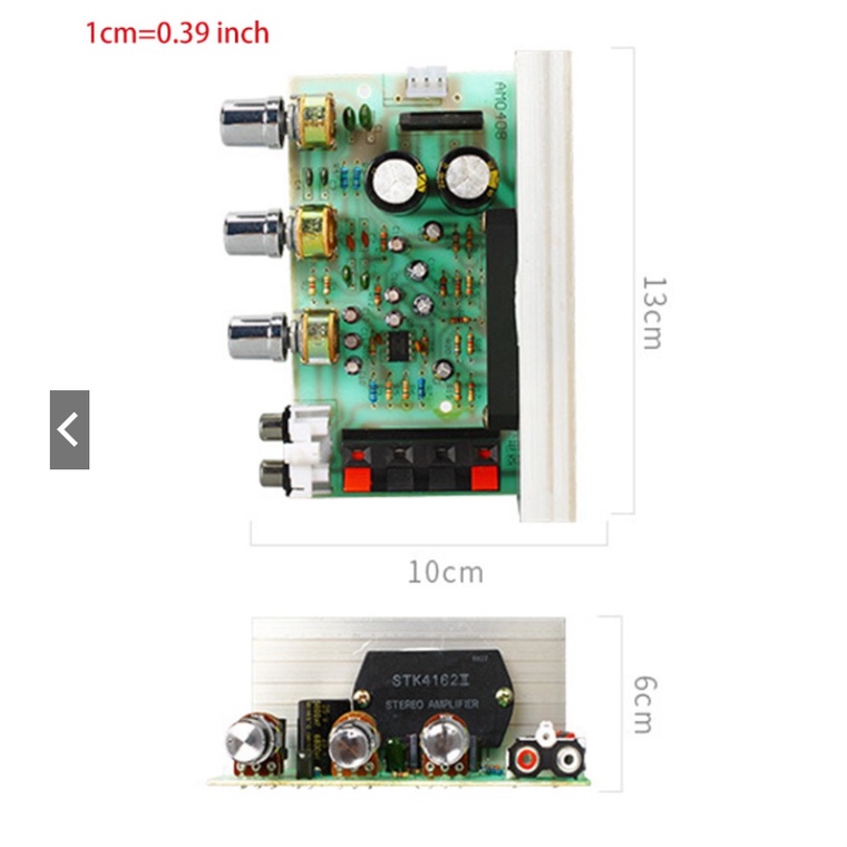 [Mã ELHACE giảm 4% đơn 300K] Bảng Mạch Khuếch Đại Âm Thanh Công Suất Cao Stk4132/ 4152 | Kèm cable &amp; núm