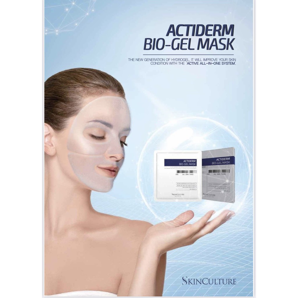 [1 MIẾNG] Mặt Nạ Phục Hồi Da Actiderm Bio-Gel Skinculture Chính Hãng