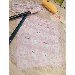 Sticker bạch tuộc hồng 🐙 | Melonary_mnl