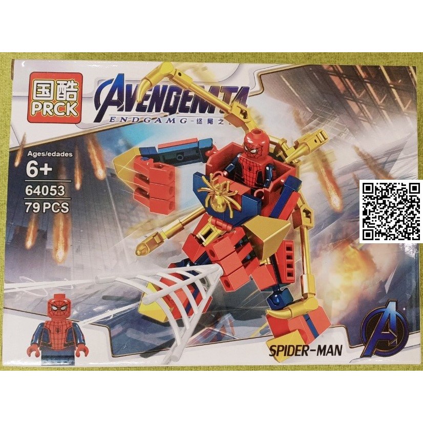 Bộ 4 nhân vật Lego Avenger điều khiển siêu Robot 428
