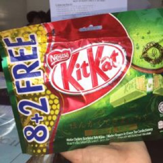 Bánh xốp phủ trà xanh KitKat 17g