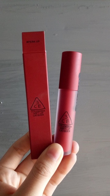 SON 3CE SOFT LIP LACQUER #PERK UP