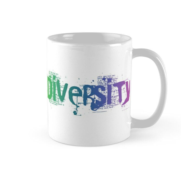 Cốc sứ in hình - Celebrate Diversity Rainbow Graffiti Mug - - Best Gift For Family Friends- MS1713