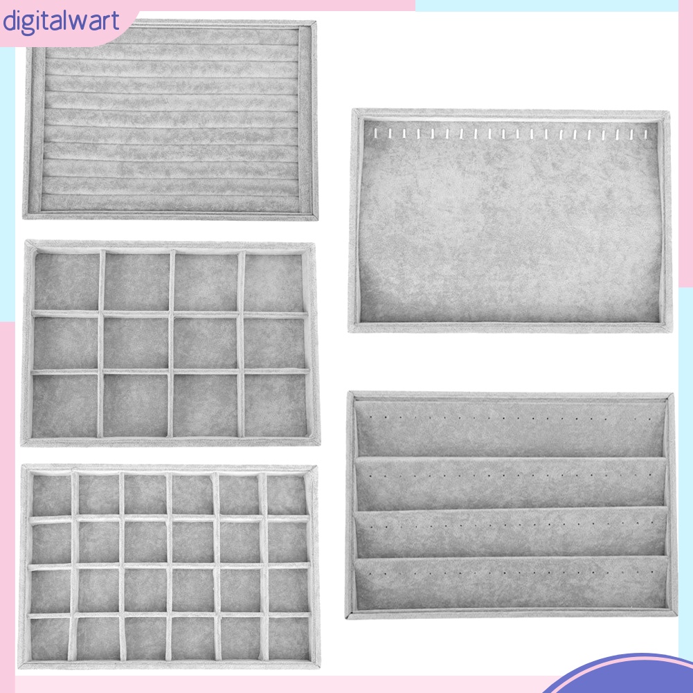 Khay đựng trang sức bằng vải nhung thời trang sang trọng