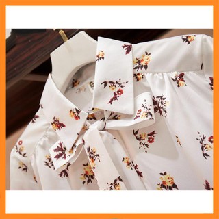 Set đầm chiffon in hoa thời trang  [TTBK]