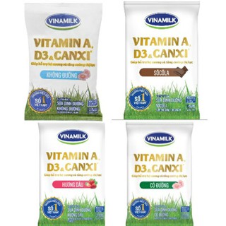 Sữa bịtdinh dưỡng Vinamilk A&D3 bịch 220ml