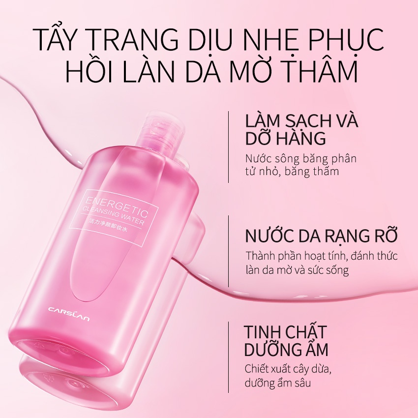 Nước Tẩy Trang Carslan Làm Sạch Sâu Hiệu Quả 500ml