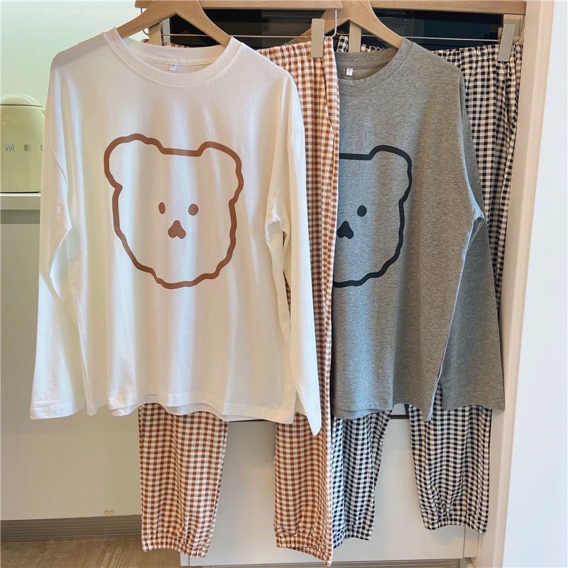 Bộ ngủ gấu phong cách xinh xắn