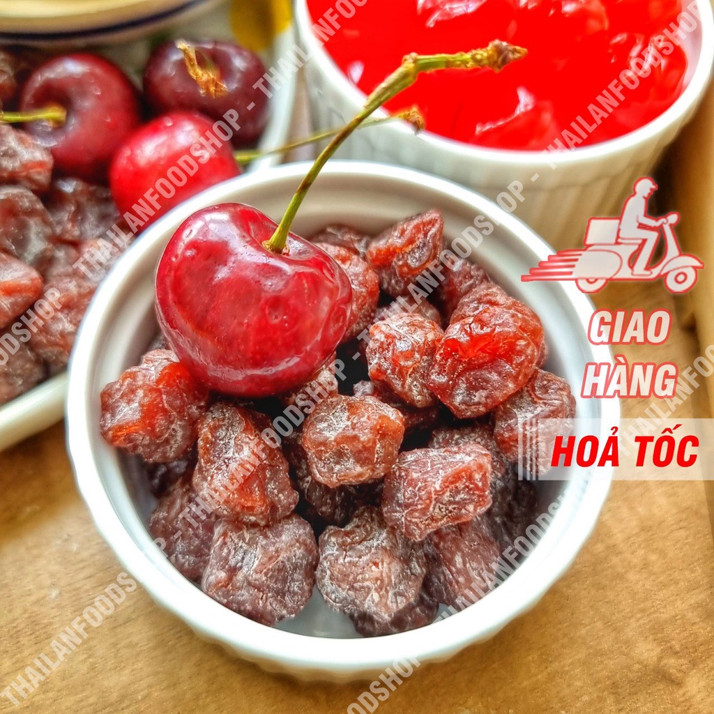 Cherry Sấy Ô Mai ( Hàng Nhập Khẩu Thái Lan ) - Lon 500gram