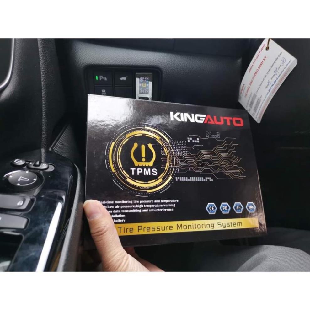 Bộ hiển thị áp suất lốp ô tô Steelmate van trong gắn cổng chờ Toyota/Mishubishi-Bảo hành chính hãng 2 năm