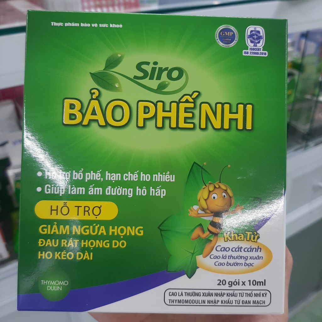 Siro ho, bổ phế , nhuận phế , bổ phổi BẢO PHẾ NHI