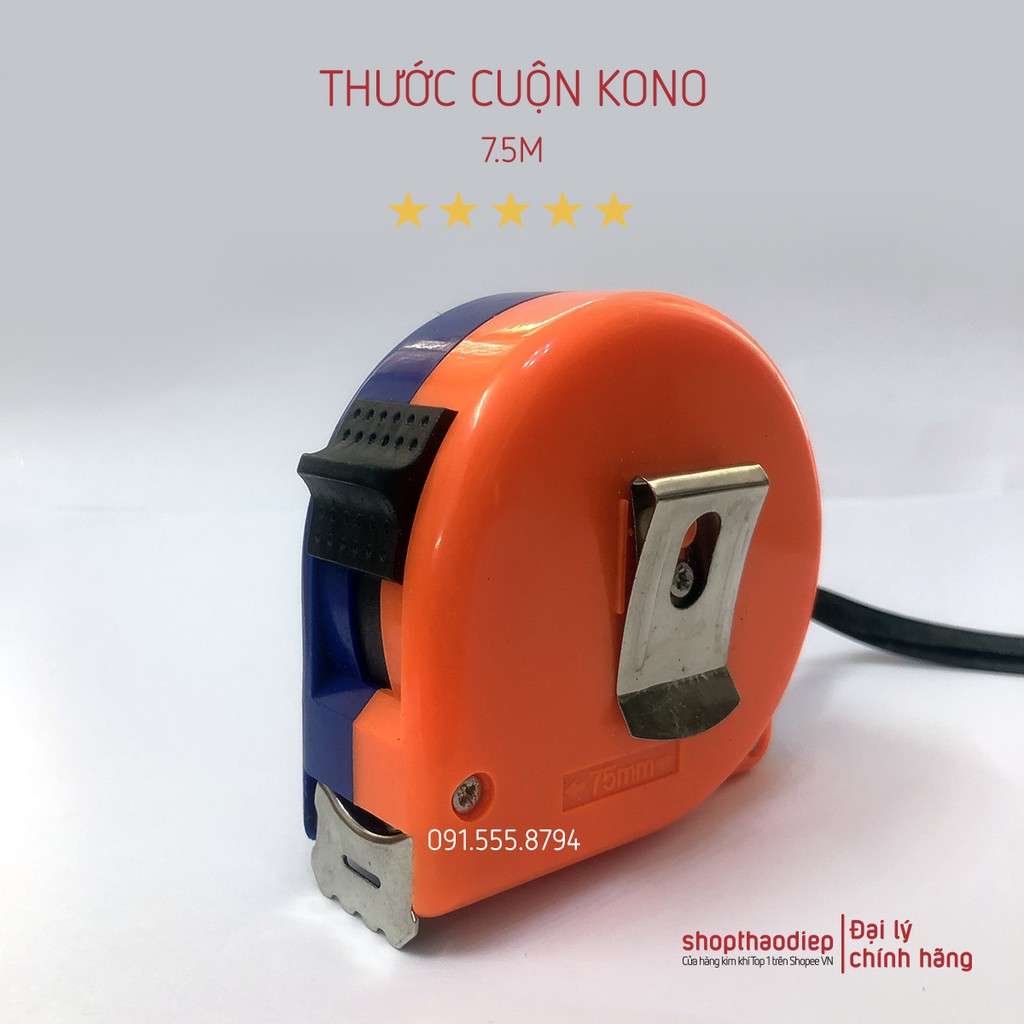 [HÀNG ĐẸP] Thước Dây 7.5m KONO Loại Tốt, Thước Cuộn Thép 7.5m hiệu KONO