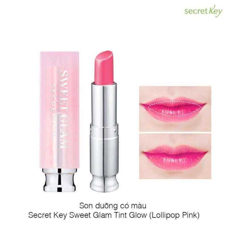 Son dưỡng Secret Key Sweet Glam Tint Glow Mini 3.5g