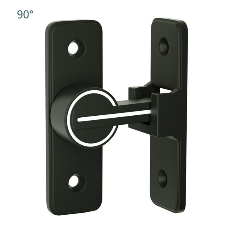 Chốt Khóa Cửa Xoay 90 / 180 Độ Bằng Hợp Kim Kẽm Dùng Trong Nhà