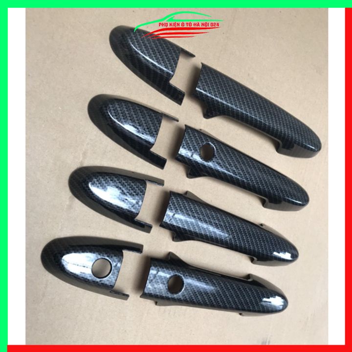 Ốp tay hõm City 2015-2020 vân Carbon chống trầy bảo vệ cửa xe ô tô