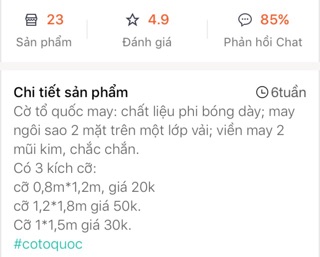Cờ tổ quốc-cờ Đảng đủ cỡ