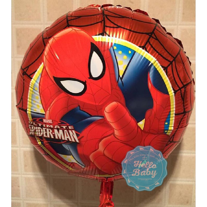 Bóng trang trí sinh nhật hình siêu anh hùng/ siêu nhân (45cm)