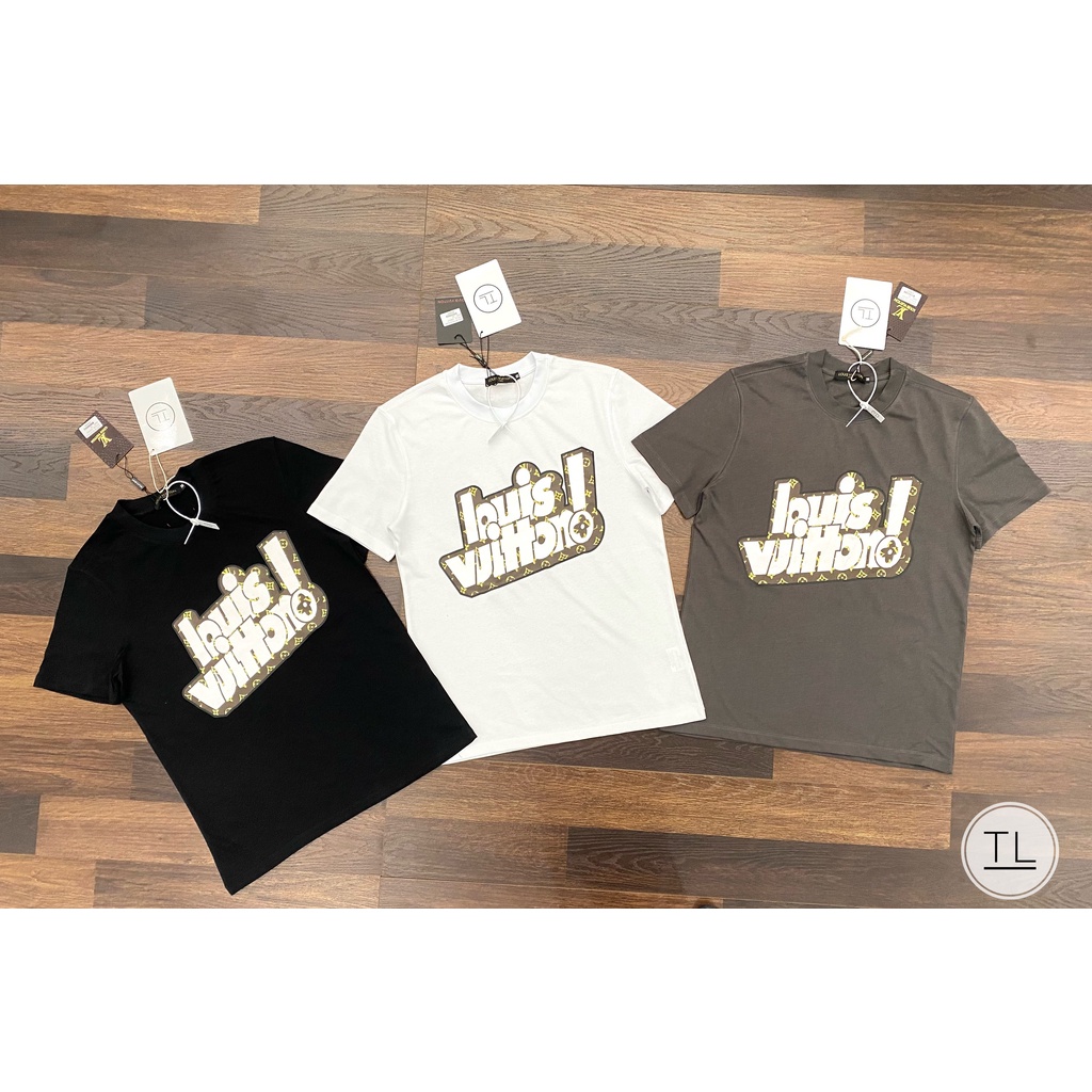 Áo thun nam 💞𝐅𝐑𝐄𝐄𝐒𝐇𝐈𝐏💞 Áo phông in nổi logo LV ngắn tay, Áo thun chất cotton kiểu dáng năng động [QAH_TL_010] | BigBuy360 - bigbuy360.vn